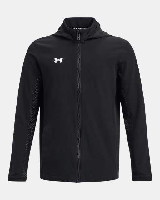 Boys' UA Squad 3.0 Warm-Up Full-Zip Jacket